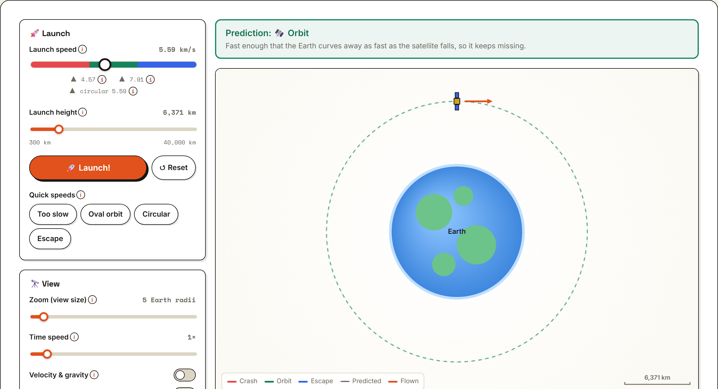 Orbital Mechanics Sandbox preview